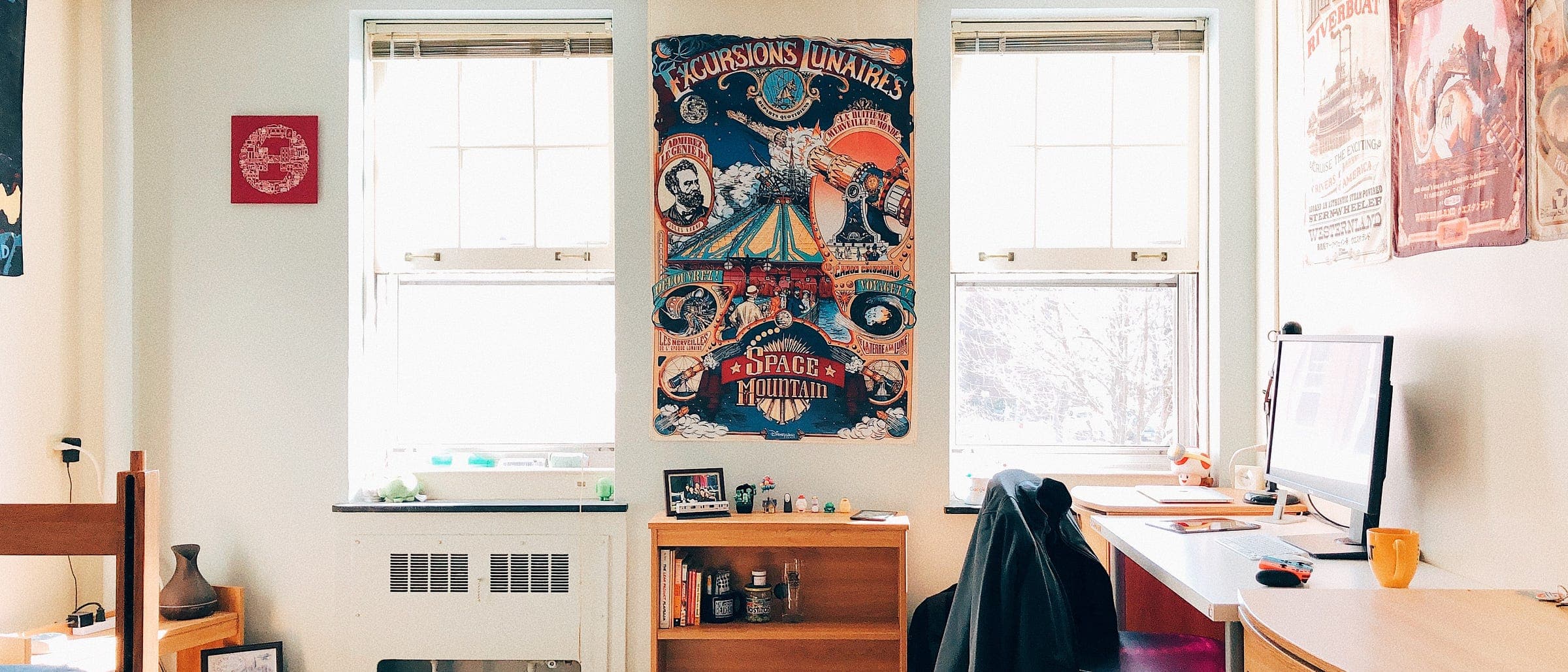 My Disney-themed dorm room