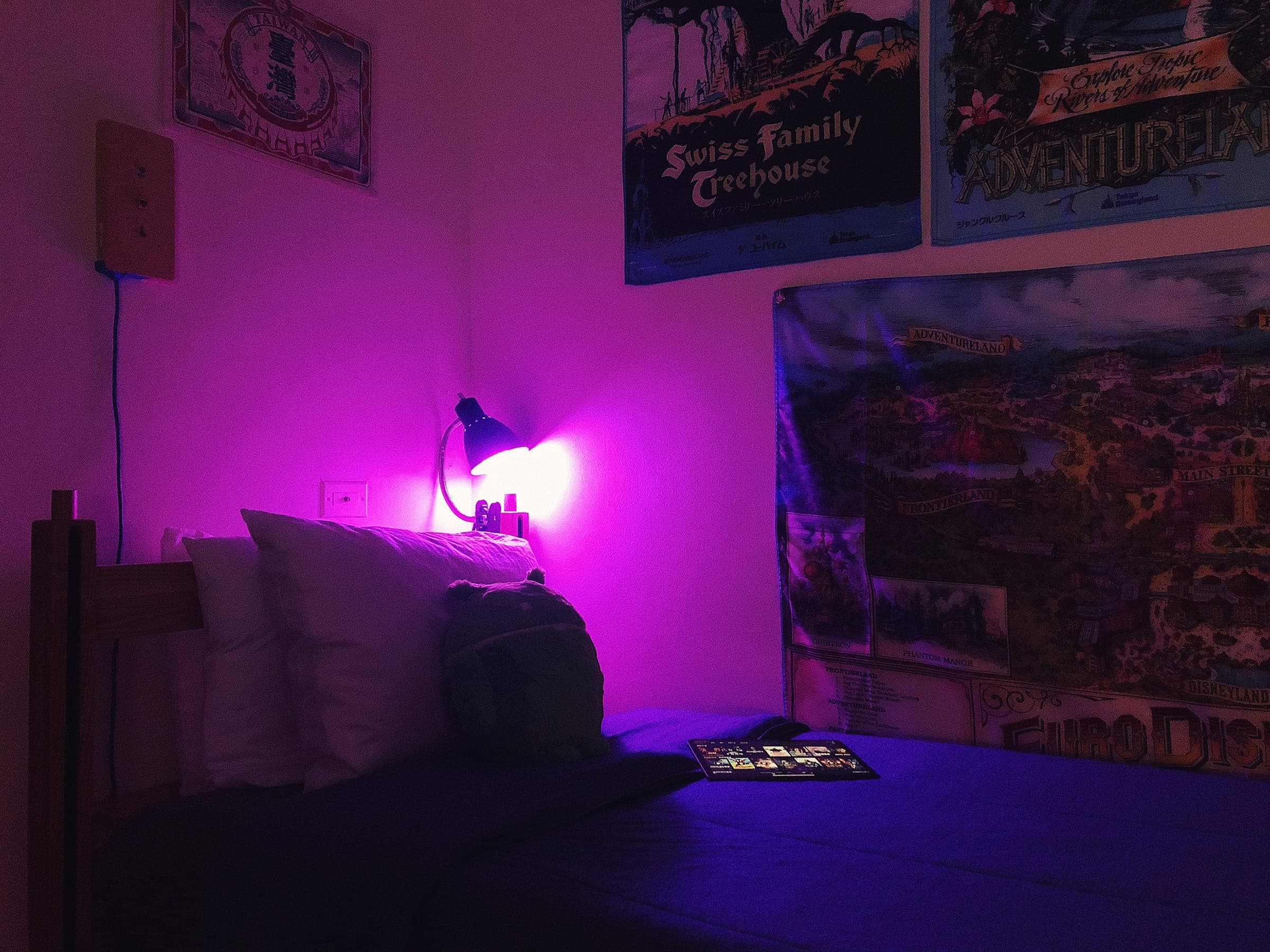 The room at night