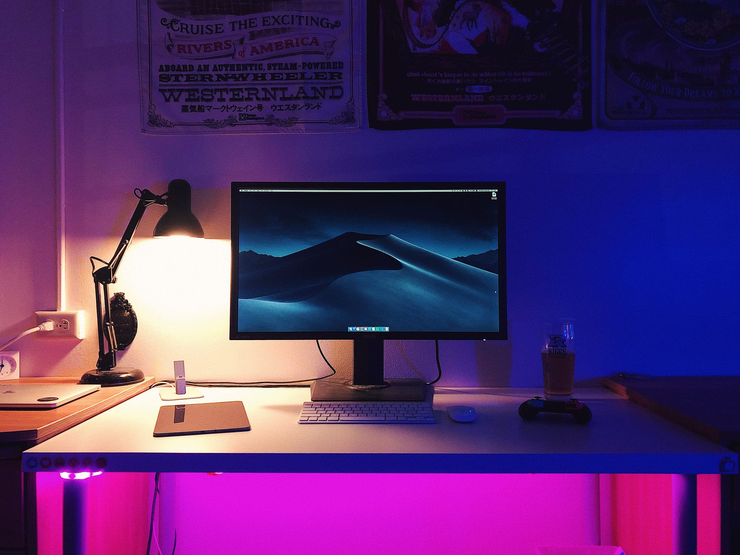 The room at night