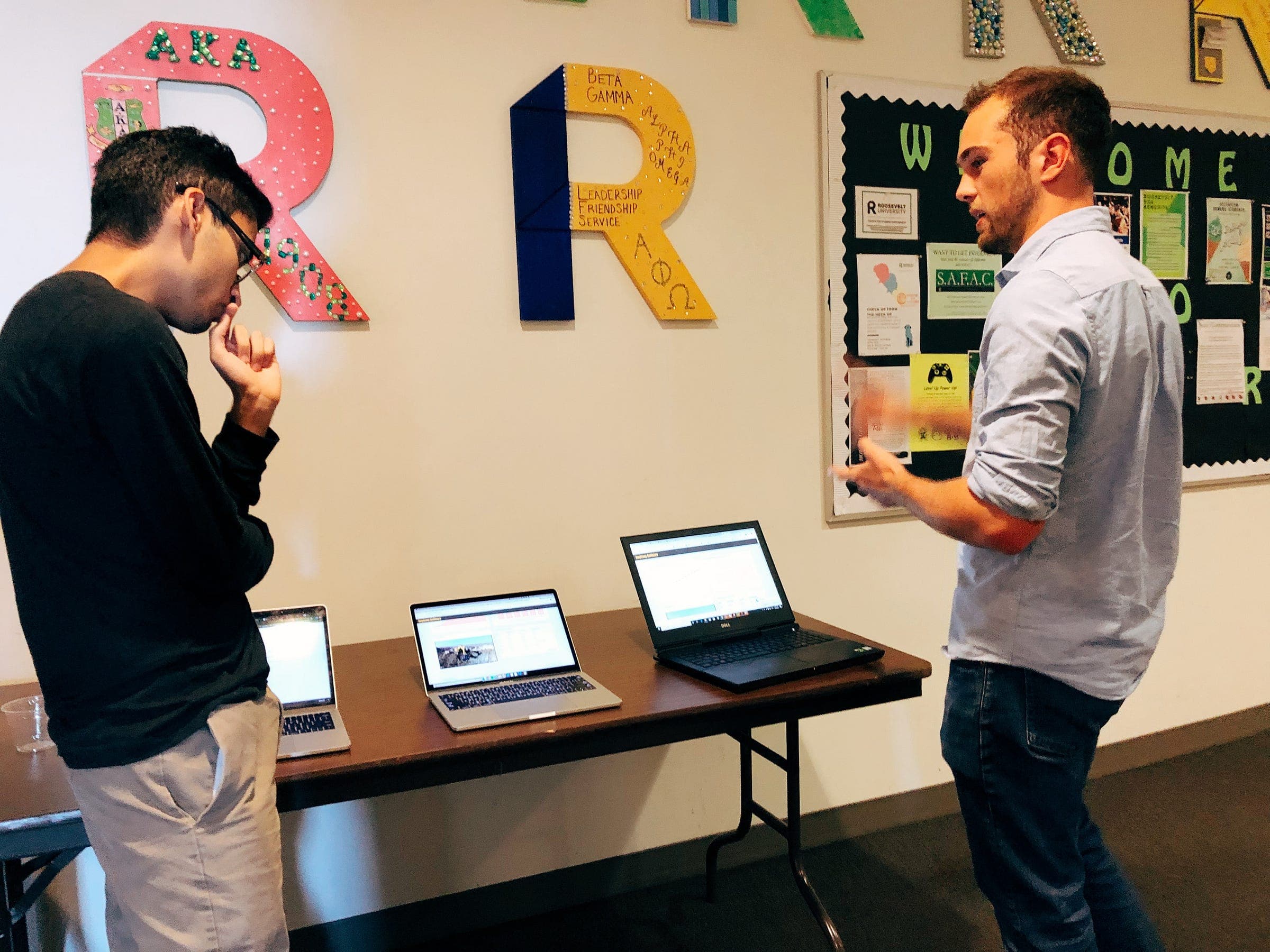 Practicing the presentation