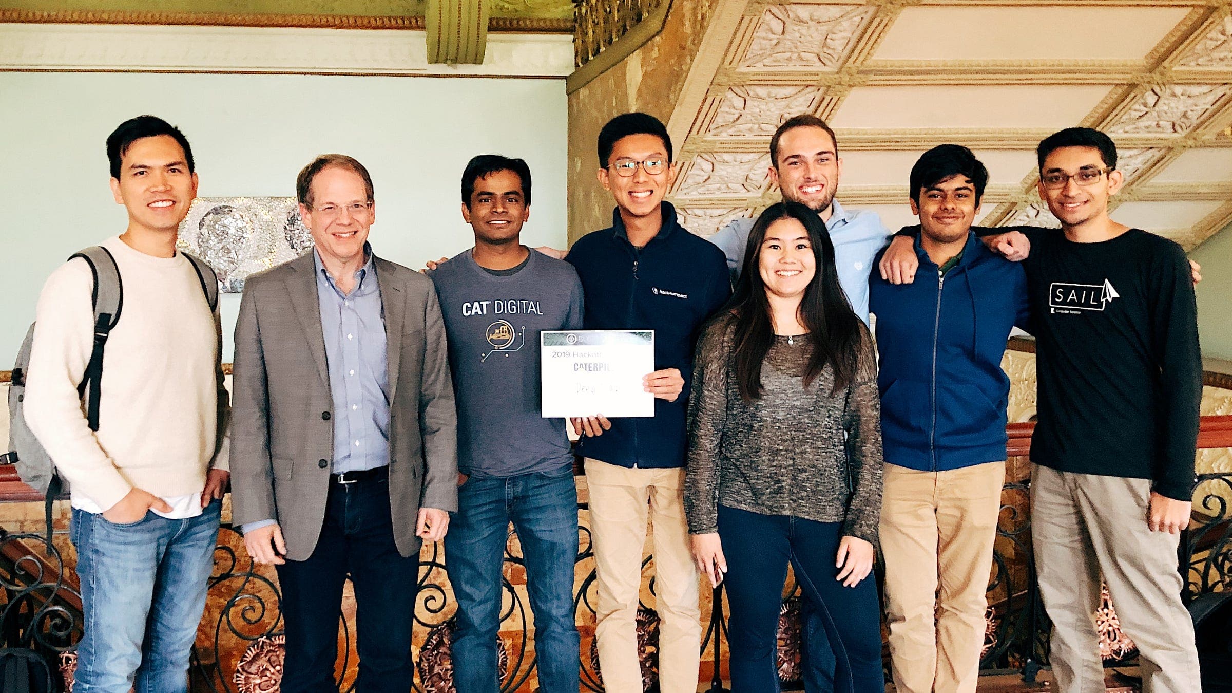 Our team with the company mentors
